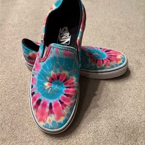 Vans Women Tie-Dye Slip-On Shoes